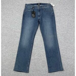 Paige Jeans Mens Size 31x30 Blue Denim Federal Slim Straight Transcend READ